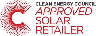 Clean Energy Council Approved Solar Retailer accredited logo.