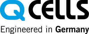 Q Cells solar engineered in Germany logo.