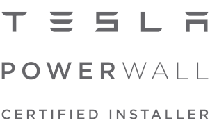 Tesla Powerwall Certified Installer logo.