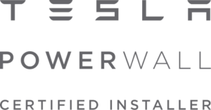 Tesla Powerwall Certified Installer logo.